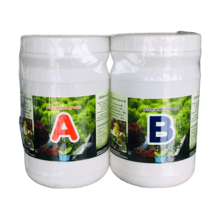 ปุ๋ยไฮโดรโปนิกส์ HYDROHOBBY AB 5 ลิตร (ชนิดผง)_0